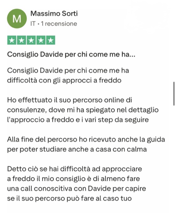 Recensione Trustpilot 7